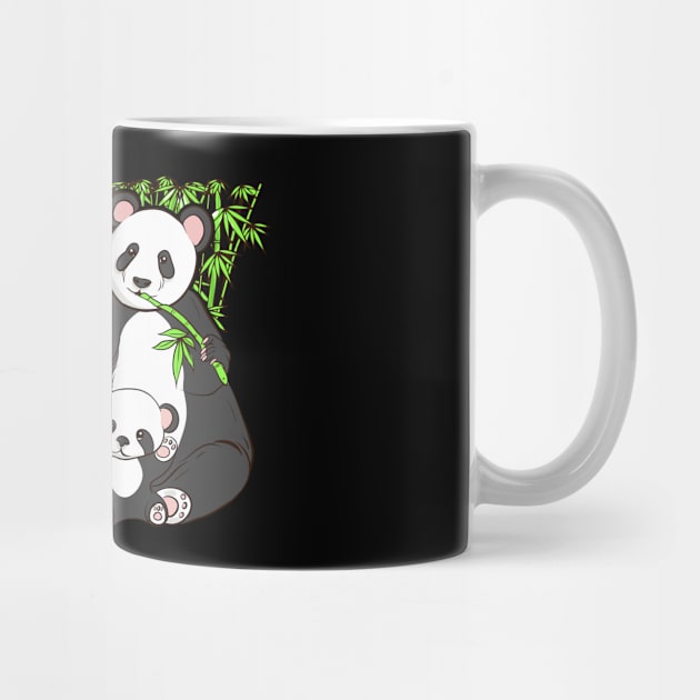 Cute Best Panda Mom Ever Adorable Panda Family by theperfectpresents